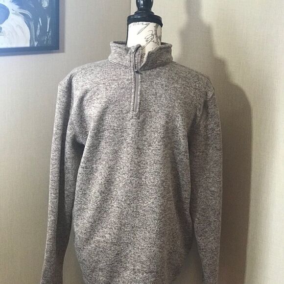 Faded glory men’s brown size medium high neck - Picture 13 of 14